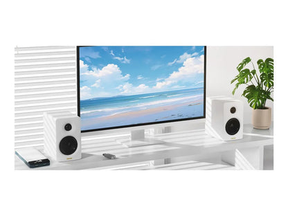 Edifier Compact Desktop 2.0 Speakers | M60 | 66 W | Bluetooth | Wireless connection | White