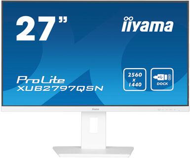 LCD Monitor|IIYAMA|27"|Business|Panel IPS|2560x1440|16:9|100Hz|Matte|1 ms|Speakers|Swivel|Pivot|Height adjustable|Tilt|Colour White|XUB2797QSN-W1