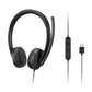 Lenovo Headset | USB-A Stereo Gen 2 | Built-in microphone | Wired | Black