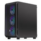 Case|ENDORFY|Arx 500 ARGB|MidiTower|Case product features Transparent panel|Not included|ATX|MicroATX|MiniITX|Colour Black|EY2A011