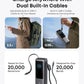 Anker Zolo Powerbank | A1695H11 | 25000 mAh | Built-In USB-C and Retractable Cable) | Grey