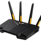 Wireless Router|ASUS|Wireless Router|3000 Mbps|Mesh|Wi-Fi 5|Wi-Fi 6|IEEE 802.11a/b/g|IEEE 802.11n|USB 3.1|1 WAN|4x10/100/1000M|Number of antennas 4|TUF-AX3000