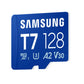Samsung MicroSD card | T7 | 128 GB | microSDXC | Flash memory class U3, V30, A2