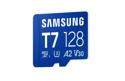 Samsung MicroSD card | T7 | 128 GB | microSDXC | Flash memory class U3, V30, A2