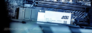 SSD|AGI|300xTBW rating|MTBF 1600000 h|Read speed 3000 MB/s|Write speed 1400 MB/s|NVMe Yes|PCI Express 3.0|M.2|512 GB|AGI512GIMAI298-CB
