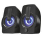 Speaker|TRUST|Gemi RGB|P.M.P.O. 12 Watts|1xAudio-In|Black|22948