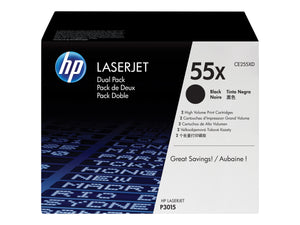 HP Laserjet CE255X Black Dual Pack