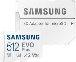 MEMORY MICRO SDXC EVO+ 512GB/V30 W/A MB-MC512SA/EU SAMSUNG