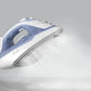 TEFAL Steam Iron | FV2C41E0 Virtuo | Steam Iron | 2000 W | Water tank capacity 240 ml | Continuous steam 27 g/min | Steam boost performance 120 g/min | Blue/White