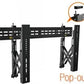 LH-GROUP POP-UP VIDEO WALL MOUNT MAX.45KG 800X400