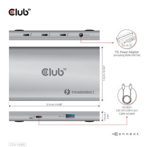 I/O HUB 5IN1 THUNDERBOLT/CSV-1580 CLUB3D