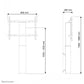 NEWSTAR MOTORISED FLOOR STAND/WALL MOUNT - VESA 200X200 UP TO 800X600 42-100" SILVER
