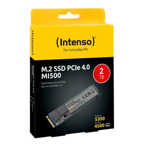 SSD|INTENSO|MI500|2TB|M.2|NVMe|3D NAND|Write speed 4500 MBytes/sec|Read speed 5300 MBytes/sec|4mm|TBW 1200 TB|MTBF 1500000 hours|3836470