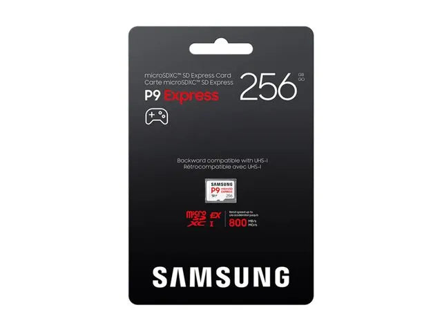 Samsung P9 Express | MicroSD Card | 256 GB | microSDXC | Flash memory class U3, V30, A1