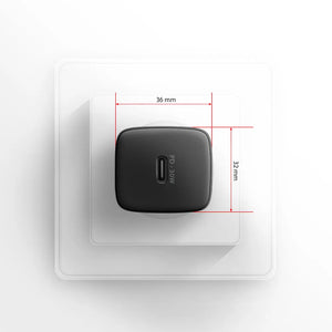 AXAGON Sil wallcharger 1x port USB-C, PD3.0/PPS/QC4+/SFC/AFC/Apple, 30W | ACU-PD30