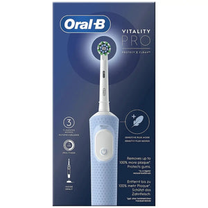 Oral-B | Electric Toothbrush | Vitality Pro | Rechargeable | For adults | Number of brush heads included 1 | Number of teeth brushing modes 3 | Blue