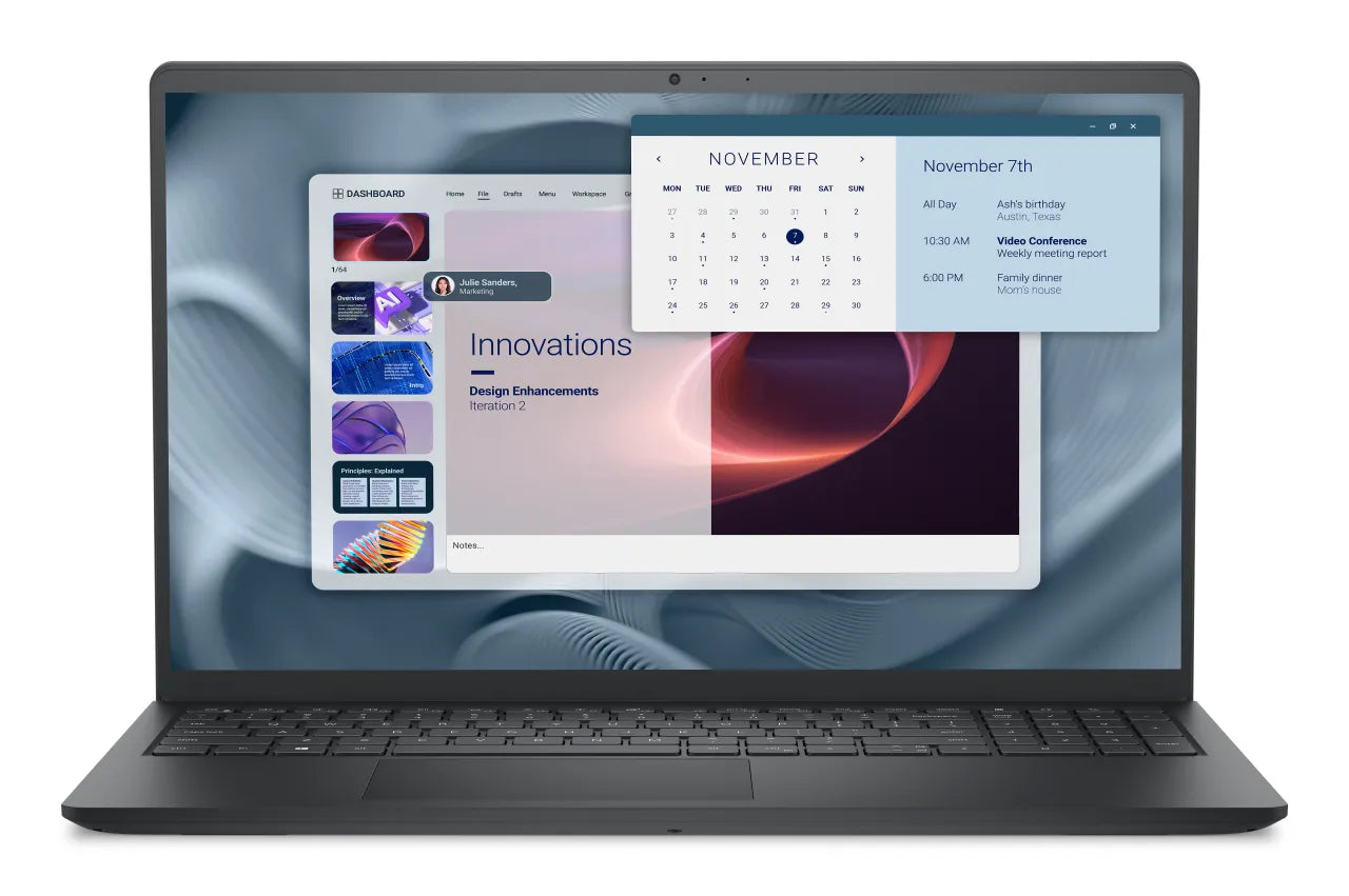 Dell Pro 15 Essential PV15250/ i5-1334U/16GB/512GB SSD/15.6" FHD/FgrPr/WLAN + BT/ US Kb/Ubuntu/Carbon Black/3yrs Prosupport