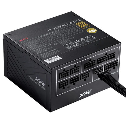 Power Supply|ADATA|CORE REACTOR II VE|750 Watts|Efficiency 80 PLUS GOLD|PFC Active|MTBF 100000 hours|COREREACTORIIVE750G-BKCEU