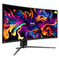 LCD Monitor|MSI|34"|Curved/21 : 9|Panel QD-OLED|3440x1440|21:9|175Hz|Matte|0.03 ms|Swivel|Height adjustable|Tilt|Colour Black|MAG341CQPQD-OLED