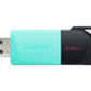 Kingston | USB Flash Drive | DataTraveler Exodia | 256 GB | USB Type-A | Black/Teal