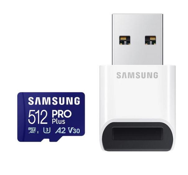 MEMORY MICRO SDXC PRO+ 512GB/W/ADAPT. MB-MD512SB/WW SAMSUNG