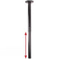 B-TECH AV SYSTEM 2 - CEILING MOUNT WITH Ø50MM ADJUSTABLE EXTENSION POLE - 0.6M TO 1M POLE
