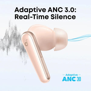 Anker Soundcore Earbuds with Dolby Audio | Liberty 5 | Bluetooth | In-Ear | Microphone | Pink | Noise canceling | Wireless