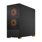 Fractal Design | Pop Air RGB | Side window | ATX, mATX, Mini ITX | ATX | Orange Core TG Clear Tint