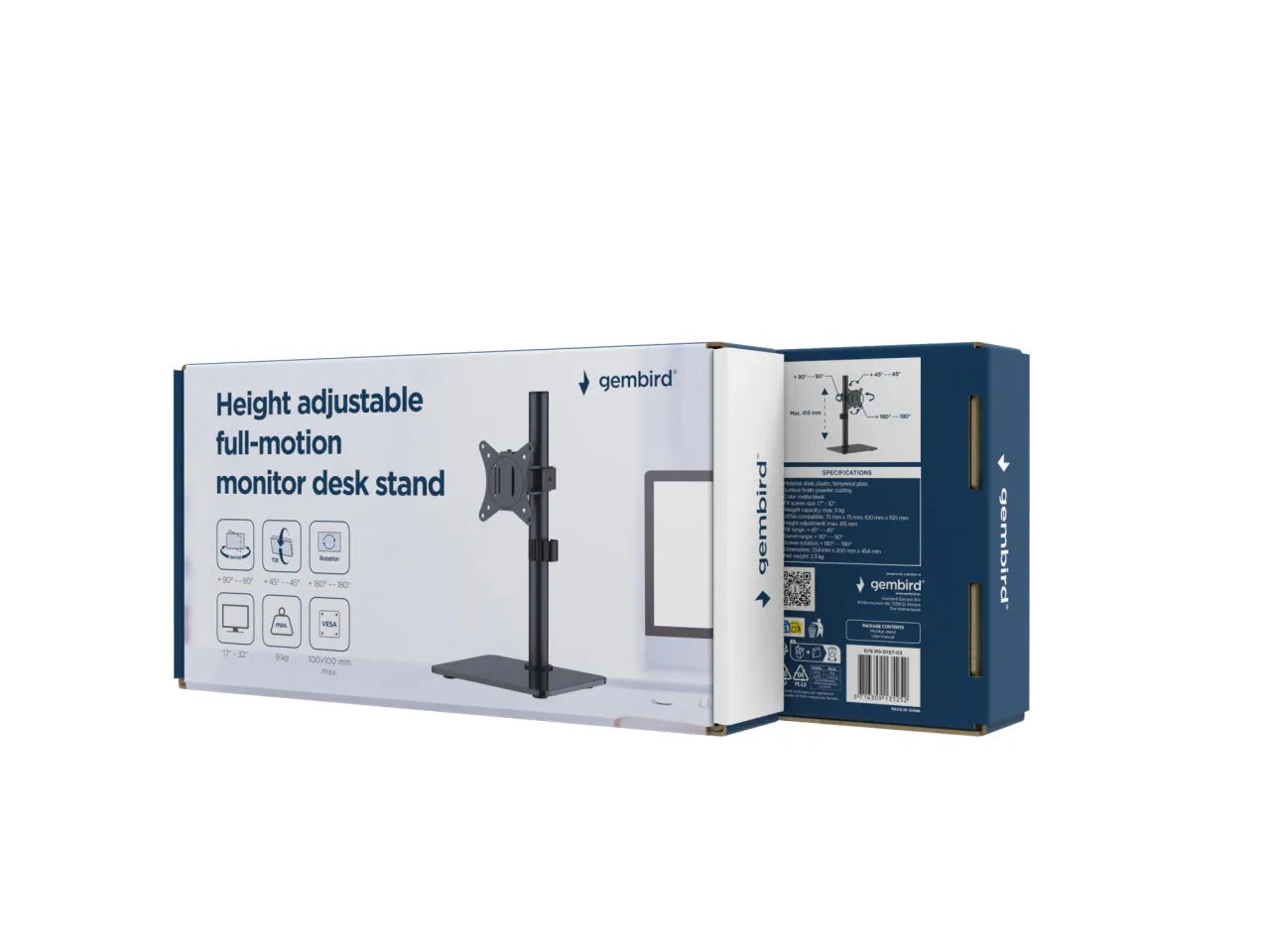 MONITOR ACC DESK STAND 13-32"/MS-D1ST-03 GEMBIRD