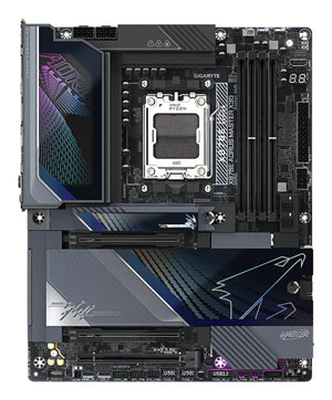 Mainboard|GIGABYTE|AMD X870E|Socket AM5|ATX|RAM DDR5-SDRAM|4xSlots|Wi-Fi Yes|Bluetooth Yes|5xNumber of M.2 (M) slots|GIGABYTE X870E AORUS MASTER X3D|X870EAMASTERX