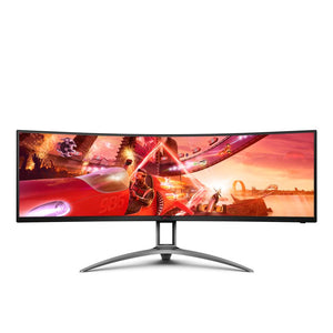 LCD Monitor|AOC|AG493UCX2|48.8"|Gaming/Curved|Panel VA|5120x1440|32:9|165Hz|Matte|4 ms|Speakers|Swivel|Height adjustable|Tilt|Colour Black|AG493UCX2