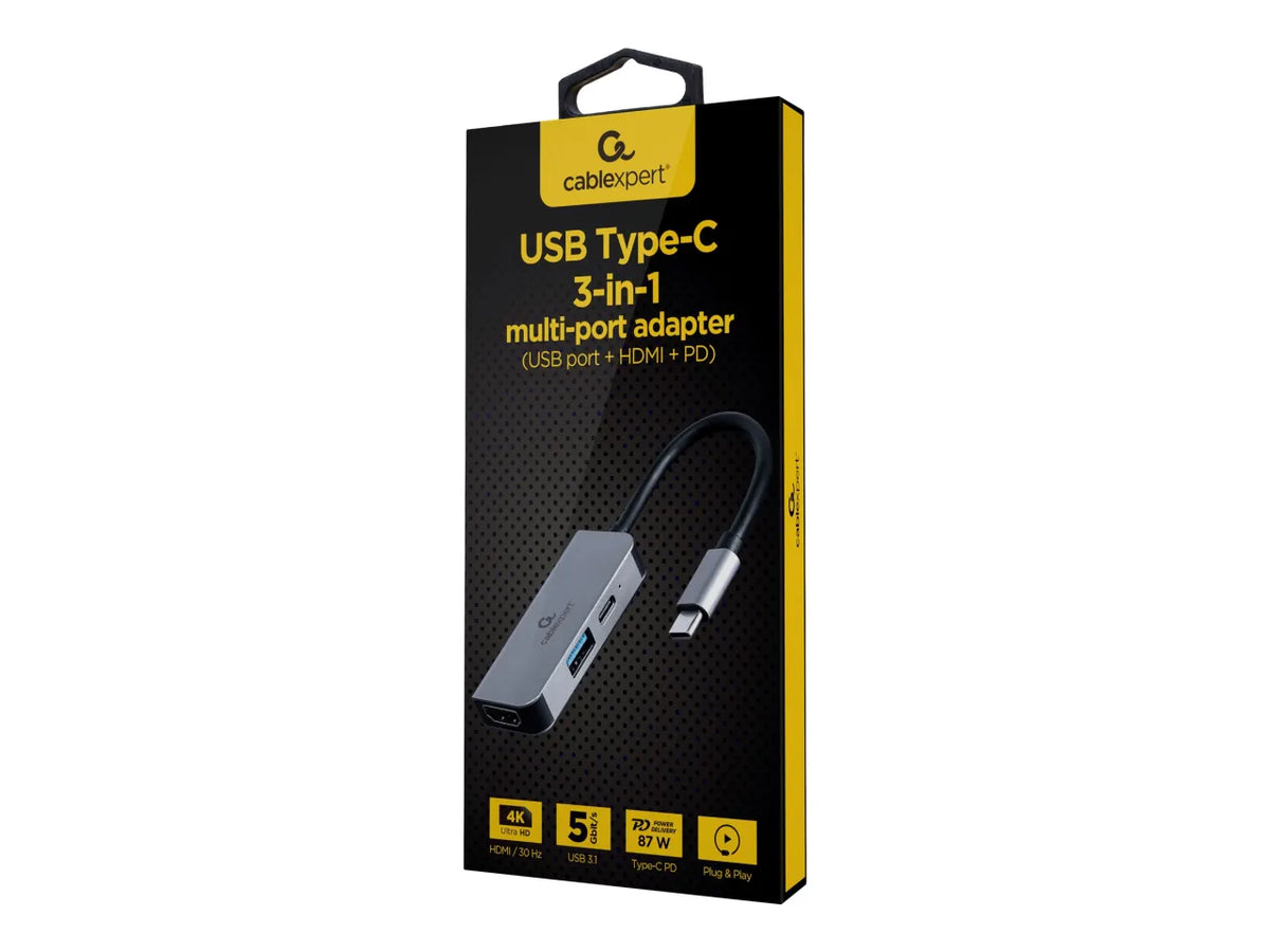 GEMBIRD Multi Port Adapter USB Type C