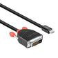CABLE MINI DP TO DVI 3M/BLACK 41953 LINDY