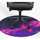 Arozzi Zona Round Floor Pad | Purple Galaxy