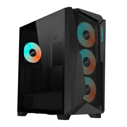 Case|GIGABYTE|C301G V2 BLACK|MidiTower|Case product features Transparent panel|Not included|ATX|EATX|MicroATX|MiniITX|Colour Black|C301GV2