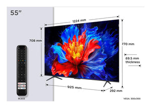 TV Set|TCL|55 "|4K Ultra HD|3840 x 2160 pixels|Flat|16:9|QLED|55P8K