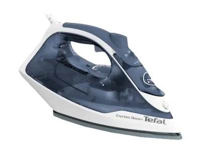 TEFAL | FV2837E0 | Steam Iron | 2400 W | Water tank capacity 150 ml | Continuous steam 35 g/min | Blue/White
