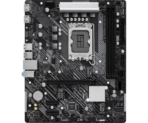 Mainboard|ASROCK|Intel B760 Express|LGA1700|Micro-ATX|Memory DDR5|Memory slots 2|2xPCI-Express 3.0 1x|1xPCI-Express 4.0 16x|3xM.2|2xHDMI|2xUSB 2.0|4xUSB 3.2|1xRJ45|3xAudio port|B760M-H2/M.2