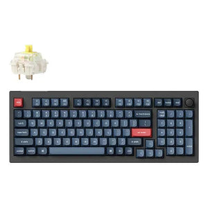 Keychron V5 Max RGB - US Layout - Hot-Swappable Gateron Jupiter Banana Wireless Keyboard