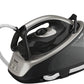 TEFAL Steam Station | SV6140 Express Easy | 2200 W | 1.7 L | 6 bar | Auto power off | Vertical steam function | Calc-clean function | Black/Steel Grey