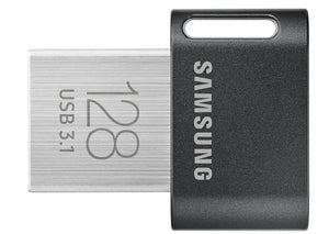 Samsung | FIT Plus | MUF-128AB/APC | 128 GB | USB 3.1 | Black/Silver