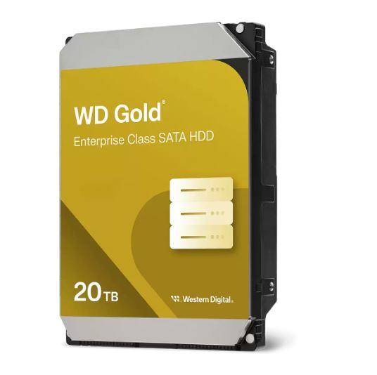 HDD|WESTERN DIGITAL|Gold|20TB|512 MB|7200 rpm|3,5"|WD203KRYZ