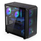 Case|ENDORFY|Arx 700 ARGB|MidiTower|Case product features Transparent panel|Not included|ATX|MicroATX|MiniITX|Colour Black|EY2A013
