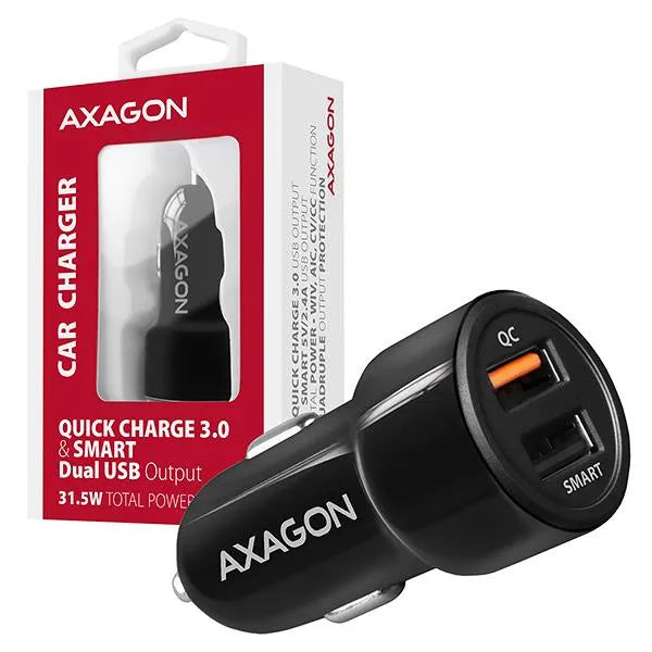 MOBILE CHARGER CAR USB 2PORT/31.5W PWC-QC5 AXAGON