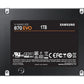 SAMSUNG SSD 870 EVO 1TB 2,5inch SATA 560MB/s read 530MB/s write