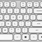 KEYBOARD +MOUSE/FORGE K210 W COMBO WHITE MSI