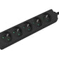 Lanberg Cable Power Strip, 5X French Outlets Quality-Grade Copper, 1.5 m | PS0-05E-0150-BK