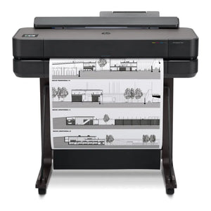 HP DesignJet T650 Printer/Plotter 2025 edition - 24" Roll/A4,A3,A2,A1 Color Ink, Print, Auto Sheet Feeder, Auto Horizontal Cutter, LAN, WiFi, 26 sec/A1 page, 81 A1 prints/hour, with Stand, 2 years