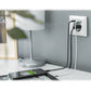 Digitus | Safety Plug for Flush Mounting with 1 x USB Type-C, 1 x USB A