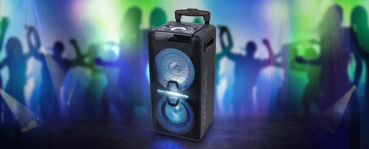 Muse | Party Box Speaker | M-1920DJ | 300 W | Bluetooth | Wireless connection | Portable | Black